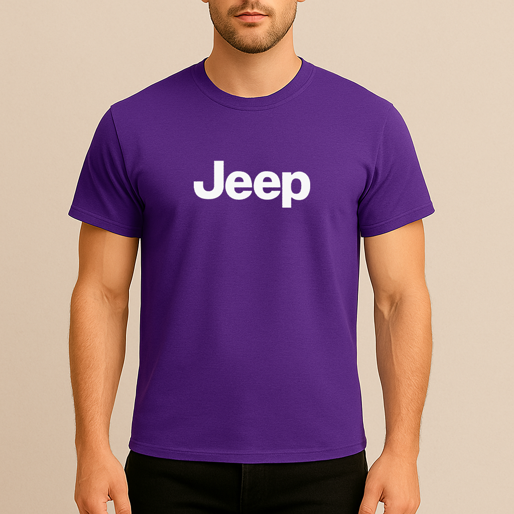 Men’s Jeep Car Cotton T-Shirt